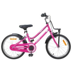 V&eacute;lo pour Enfants 18 Pouces pour les 5-7 ans Rose et Noir
