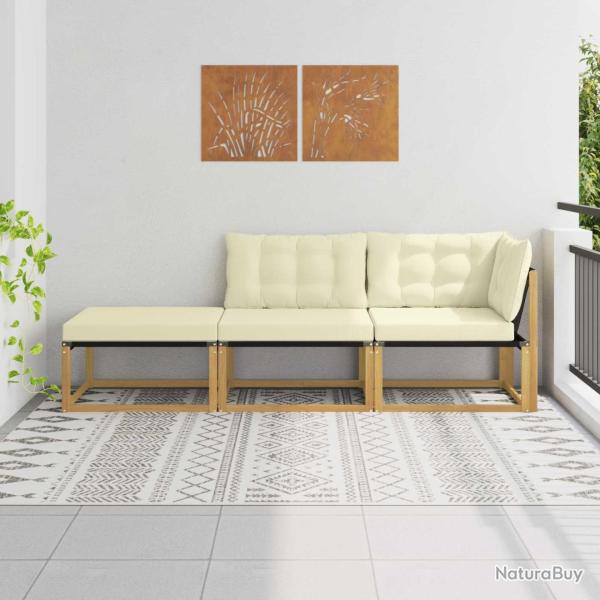 Unit� de canap� sectionnel Blanc 241,5 x 83 x 73 cm