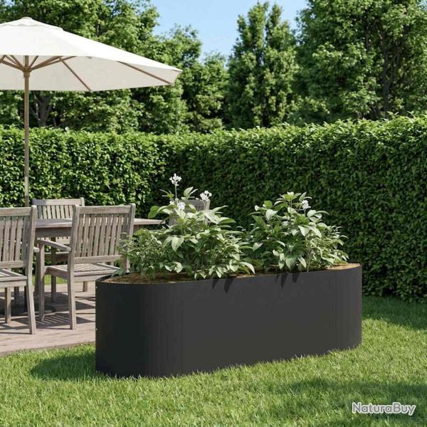 Jardin sur�lev� Noir 140 x 40 x 40 cm Acier