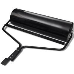Rouleau &agrave; gazon de jardin Noir 68 L