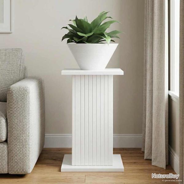 Support de Plante Blanc brillant 30,5 x 30 x 43 cm