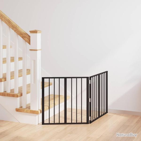 Porte pour chien 2 pcs Noir 60 x 60 cm Acier galvanis�