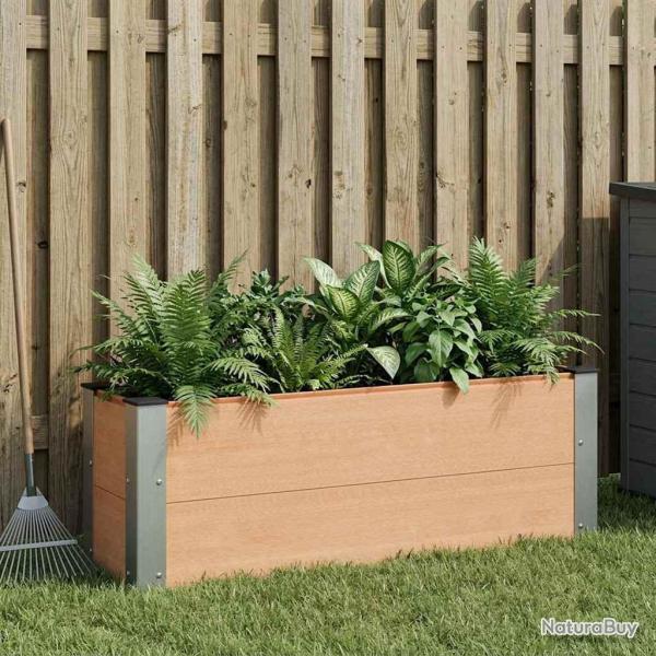 Jardini�re sur�lev�e Marron 100 x 30 x 36 cm