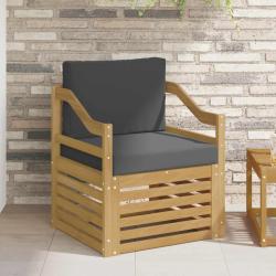 Canap&eacute; d'ext&eacute;rieur Polyester Blanc et anthracite