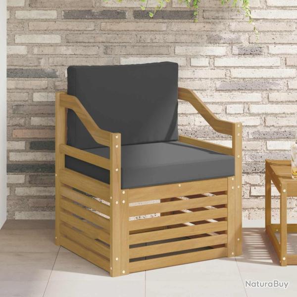 Canap� d'ext�rieur Polyester Blanc et anthracite