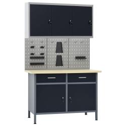 &Eacute;tabli avec 3 panneaux muraux et 1 armoire