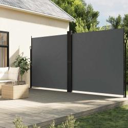 Auvent lat&eacute;ral r&eacute;tractable anthracite 220x1000 cm