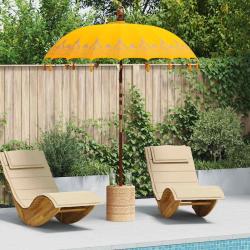 Parasol balinais Jaune 185 x 185 x 260 cm