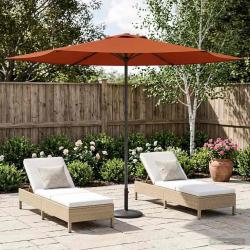 Parasol de jardin 300 x 300 cm Polyester Rectangulaire