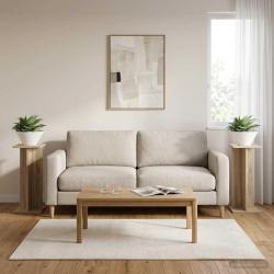 Support de Plante 2 pcs Ch&ecirc;ne Sonoma 25 x 25,5 x 60,5 cm