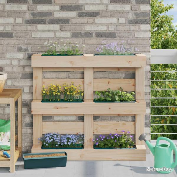 Caisses � fleurs pour palettes Euro 12 pcs Vert
