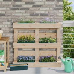 Caisses &agrave; fleurs pour palettes Euro 24 pcs Vert