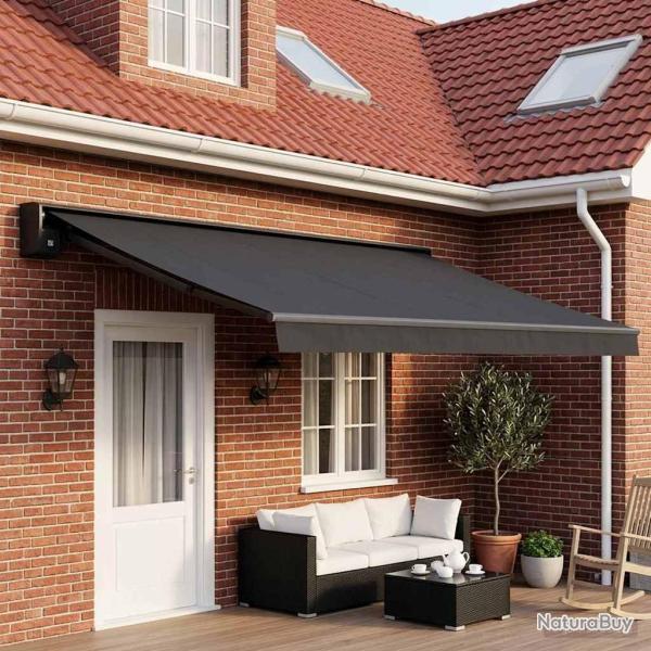 Toile de rechange pour auvent Anthracite 400 � 300 cm Polyester