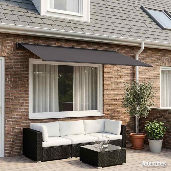 Toile de rechange pour auvent Anthracite 450 � 300 cm Polyester