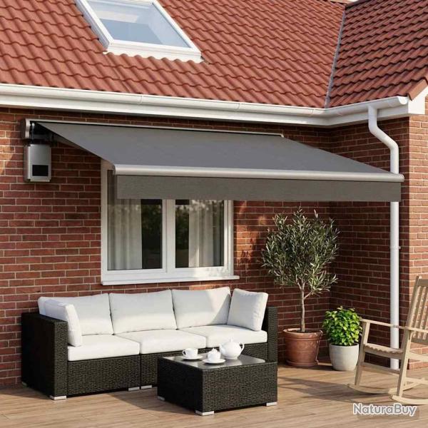 Toile de rechange pour auvent Anthracite 500 � 300 cm Polyester