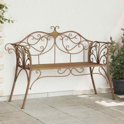 Banc de jardin 2-Nombre de places 130 x 47 x 90 cm Acier