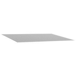 Toile de rechange pour auvent Anthracite et blanc 450 &times; 350 cm