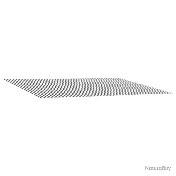 Toile de rechange pour auvent Anthracite et blanc 450 � 350 cm