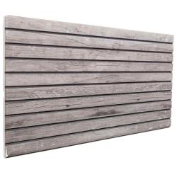 Panneaux muraux 5 pcs Gris 100 x 50 cm Mousse EPS