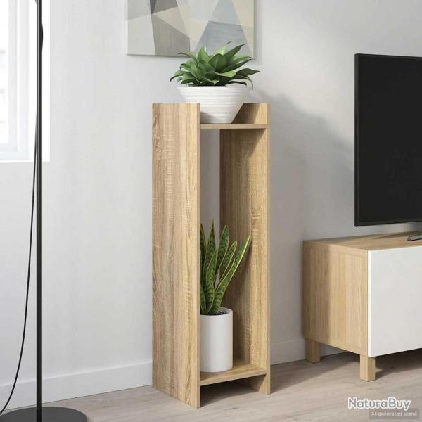 Support de Plante 2 pc Ch�ne Sonoma 30 x 30 x 100 cm