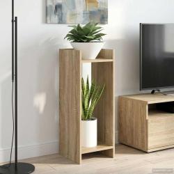 Support de Plante 2 pc Ch&ecirc;ne Sonoma 30 x 30 x 80 cm