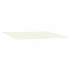 Toile de rechange pour auvent Cr&egrave;me 600 &times; 300 cm Polyester