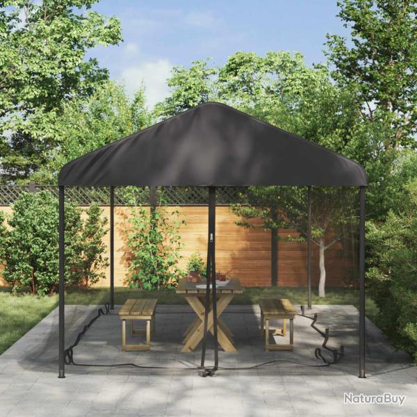 Moustiquaire pour gazebo 220 mesh Noir 6 x 3 x 2 m Polyester
