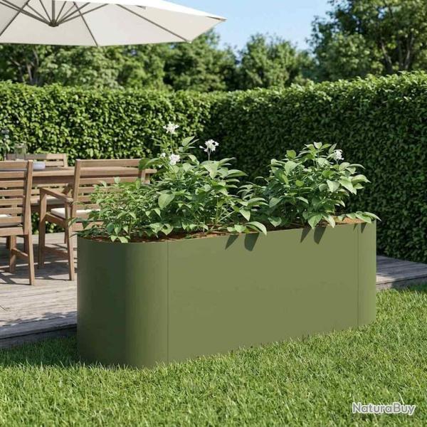 Jardin sur�lev� Vert olive 120 x 40 x 40 cm