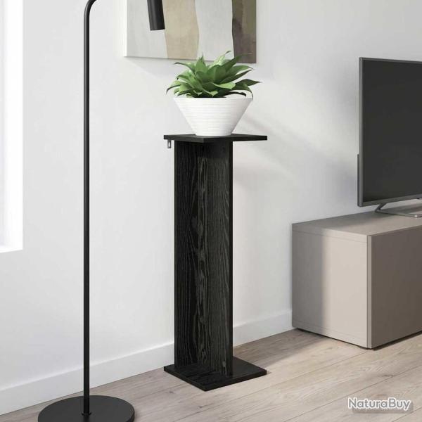 Support de Plante Ch�ne Noir 25 x 25,5 x 80,5 cm