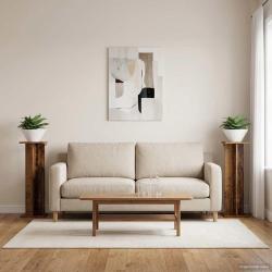 Support de Plante 2 pcs Bois ancien 25 x 25,5 x 80,5 cm