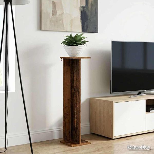 Support de Plante 2 pcs Bois ancien 25 x 25,5 x 100,5 cm