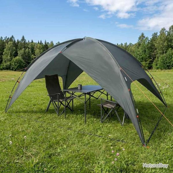 Tente de camping avec un abri imperm�able D�me Vert arm�e