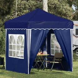 Tente de f&ecirc;te pop-up 195 x 195 x 245 cm Bleu Tissu Oxford