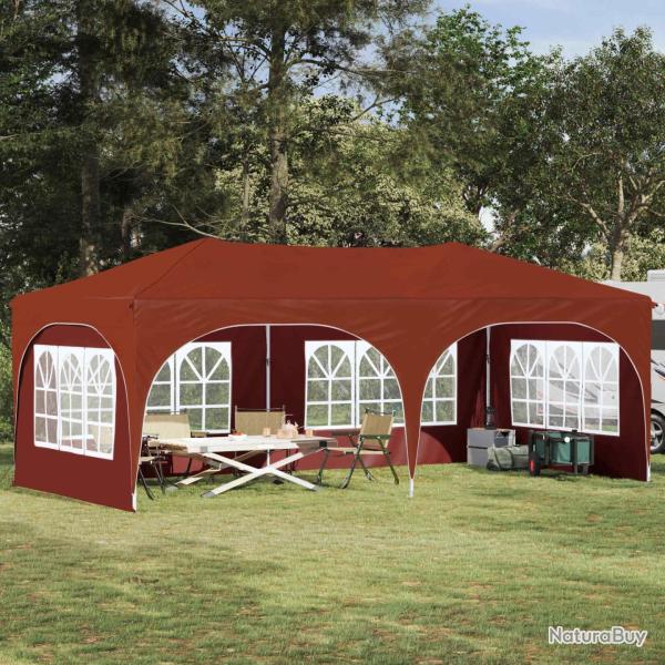 Tente de f�te pop-up 575 x 288 x 245 cm Terre cuite