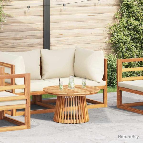 Table d'appoint Marron 70 x 70 x 40 cm Bois de teck massif