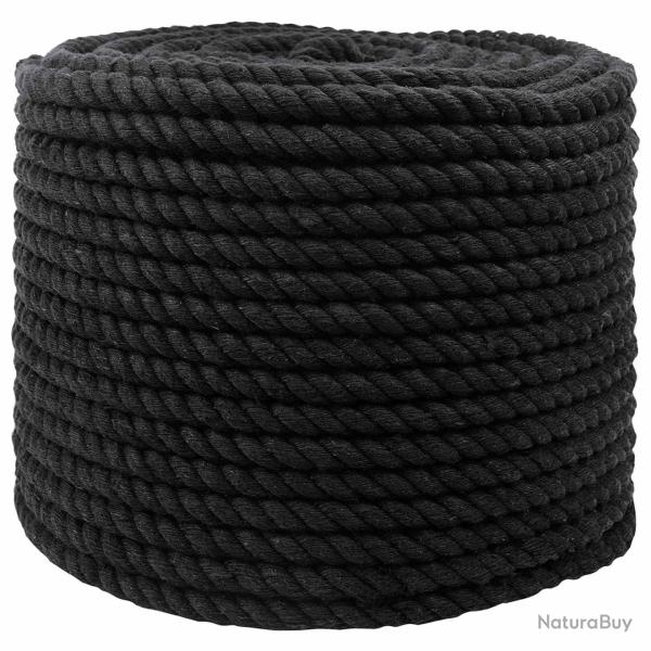 Corde Noir 1,4 x 1,4 x 5000 cm Coton