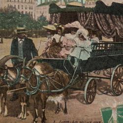 Carte Postale Ancienne - Voiture &agrave; Ch&egrave;vres - N&deg;8633