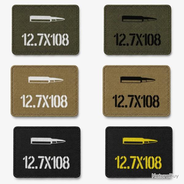 Patch velcro 12.7x108 - �cusson tir sportif tiss� 10x7 cm