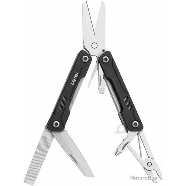 Pince Multifonction Nextool Mini Sailor Ciseaux Lame Acier Manche Aluminium Noir NTL20237