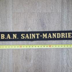 bande de bachi CIN SAINT-MANDRIER marine nationale arm&eacute;e Fran&ccedil;aise
