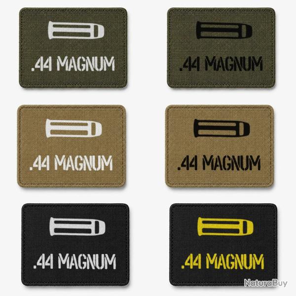 Patch velcro .44 Magnum - �cusson tir sportif tiss� 10x7 cm