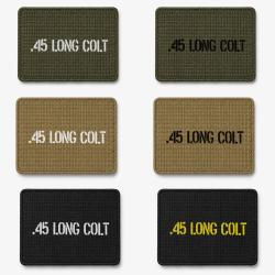 Patch velcro .45 Long Colt - &Eacute;cusson tir sportif tiss&eacute; 10x7 cm