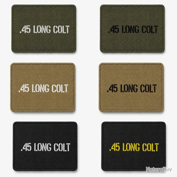 Patch velcro .45 Long Colt - �cusson tir sportif tiss� 10x7 cm