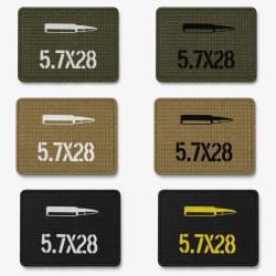Patch velcro 5.7x28 - &Eacute;cusson tir sportif tiss&eacute; 10x7 cm