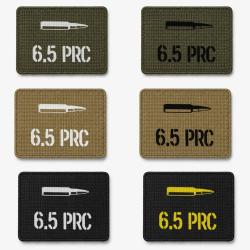 Patch velcro 6.5 PRC - &Eacute;cusson tir sportif tiss&eacute; 10x7 cm