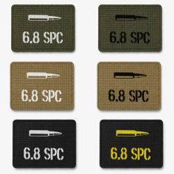 Patch velcro 6.8 SPC - &Eacute;cusson tir sportif tiss&eacute; 10x7 cm
