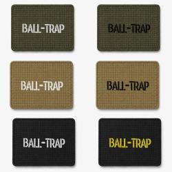 Patch velcro Ball-Trap - &Eacute;cusson tir sportif tiss&eacute; 10x7 cm