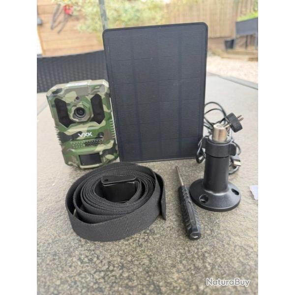 Pi�ge photographique connect� smartphone. alimentation solaire