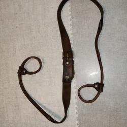 Sangle cuir &agrave; &eacute;tranglement