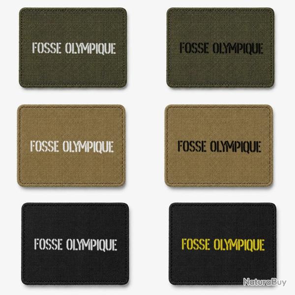 Patch velcro Fosse Olympique - �cusson tir sportif tiss� 10x7 cm